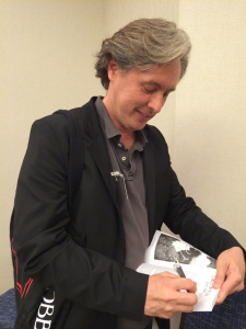 Me, the author, autographing my story in &quot;Long Hidden: Speculative Fiction from the Margins of History&quot;