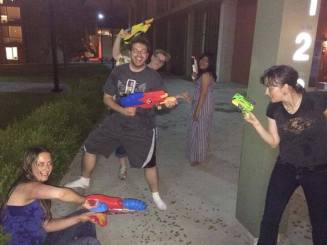The only proof we have of the Great Clarion San Diego Water Gun Fight of 2014. Photo taken by Zach.